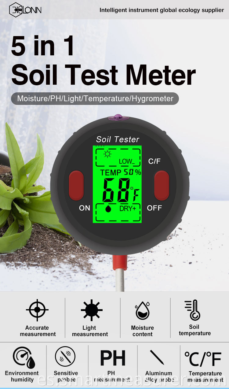 Ph Meter Soil 5 In 1